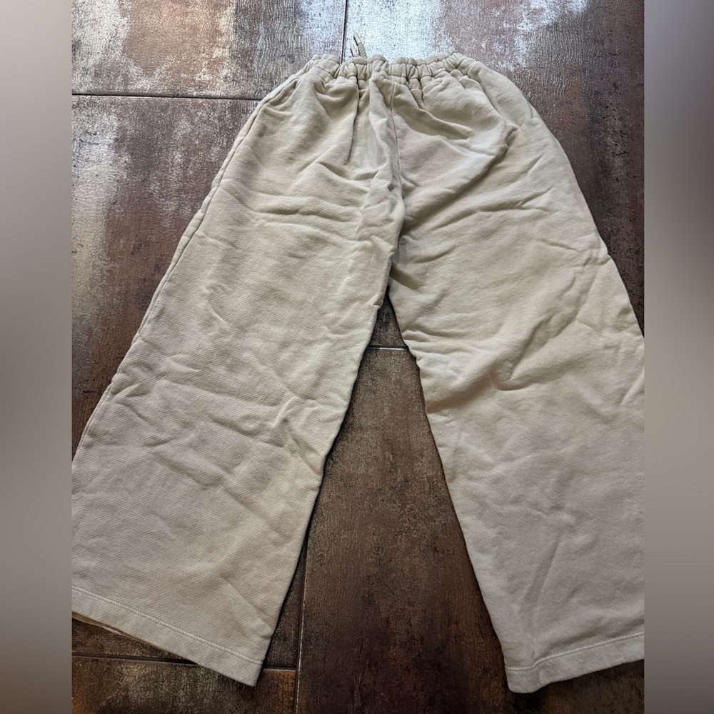 Zara Textured Knit Pants in Light Army Green size 8